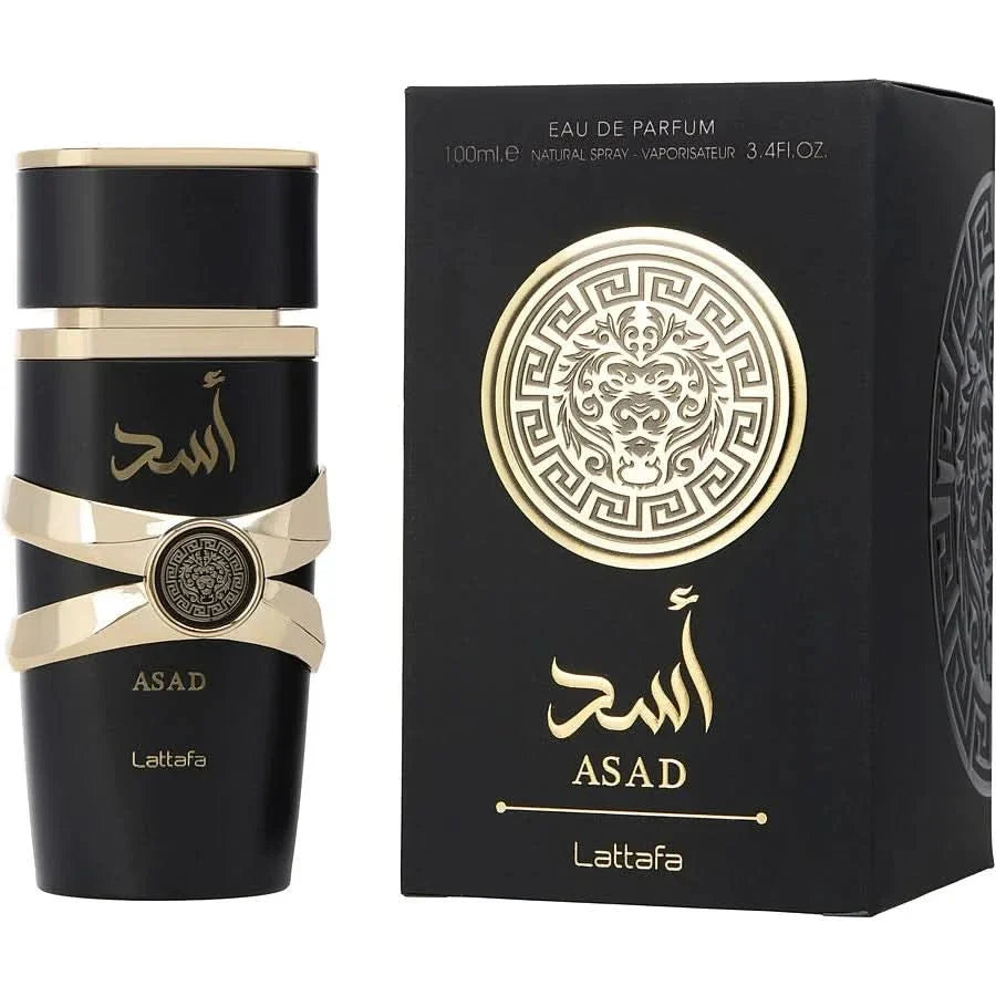 Lattafa Asad Eau de Parfum 100ml / 3.4 Oz Spray for Men – Warm & Spicy Fragrance