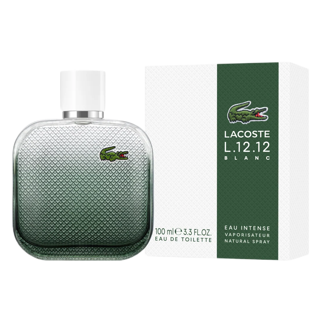 Lacoste L.12.12. Blanc Eau Intense Eau De Toilette for Men – 100ml | EDT Spray