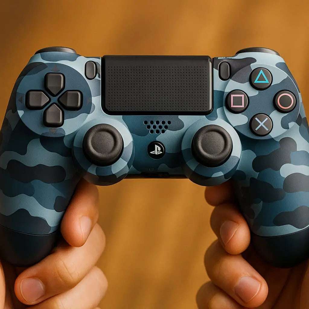Sony PS4 DualShock 4 Wireless Controller Blue Camouflage – Gamepad